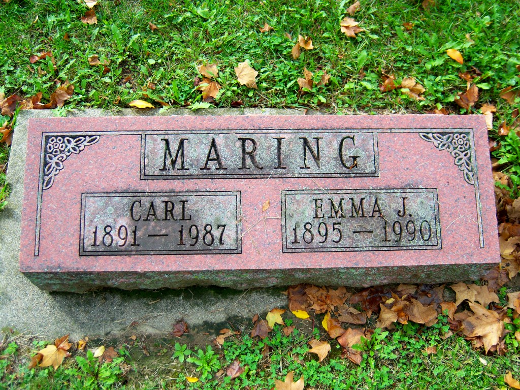 grafsteen carl maring en vrouw on 5 Oct 2013.